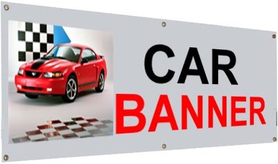 banner for an automobile
