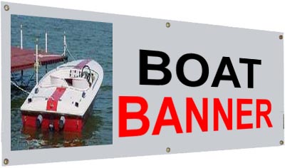 Banner for a boat sailboat or a mega yacht
