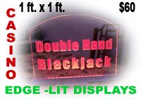 casino gambling signs