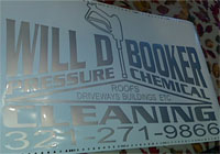 cut vinyl logos with a magnetic base for cars and other vehicles