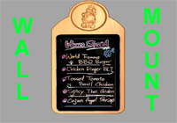 dry erase wall mount menu board