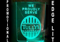 promotional edge lit signs