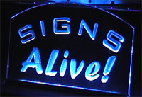 edge lit signs